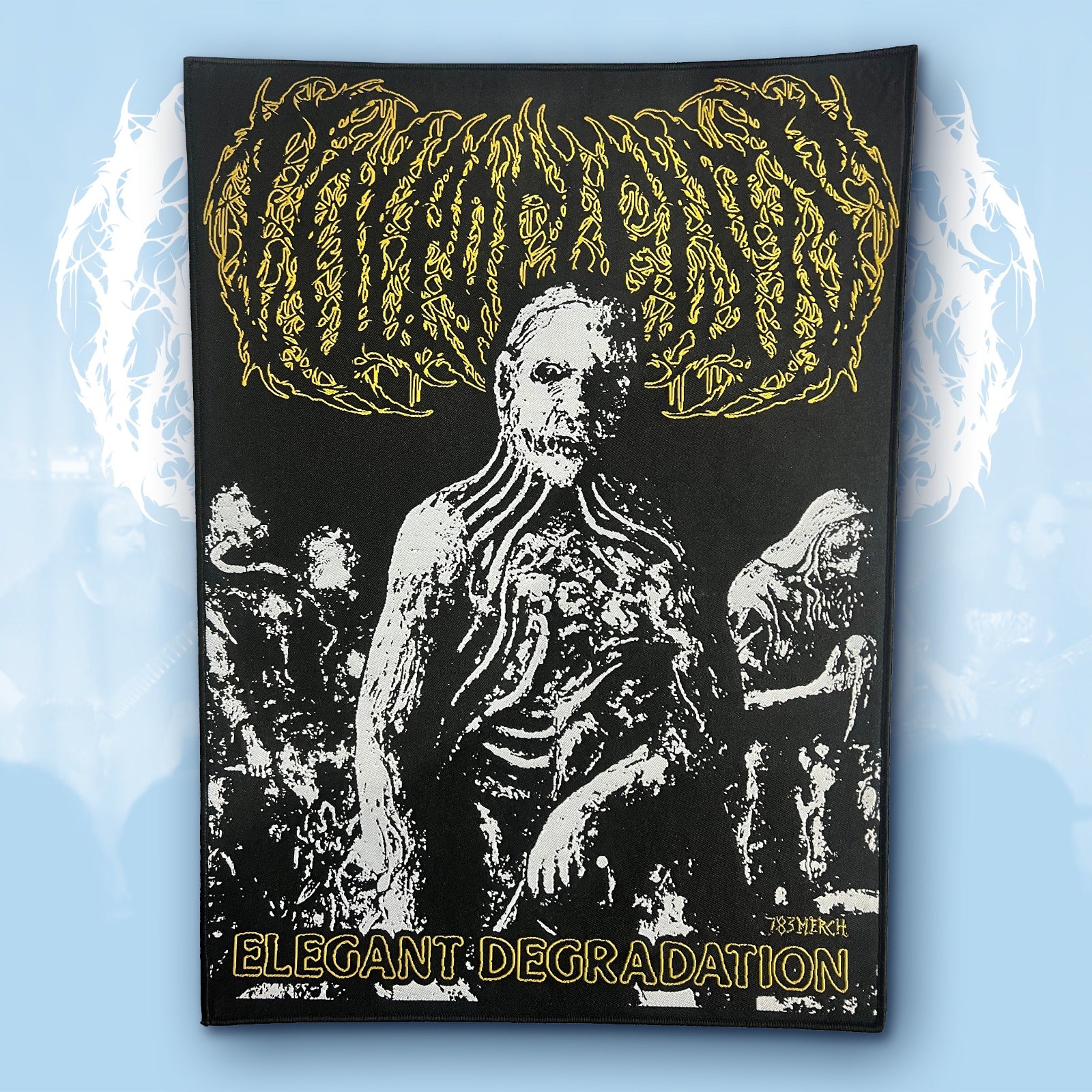 783punx-colpocleisis-elegant-degradation-backpatch-noir image 2