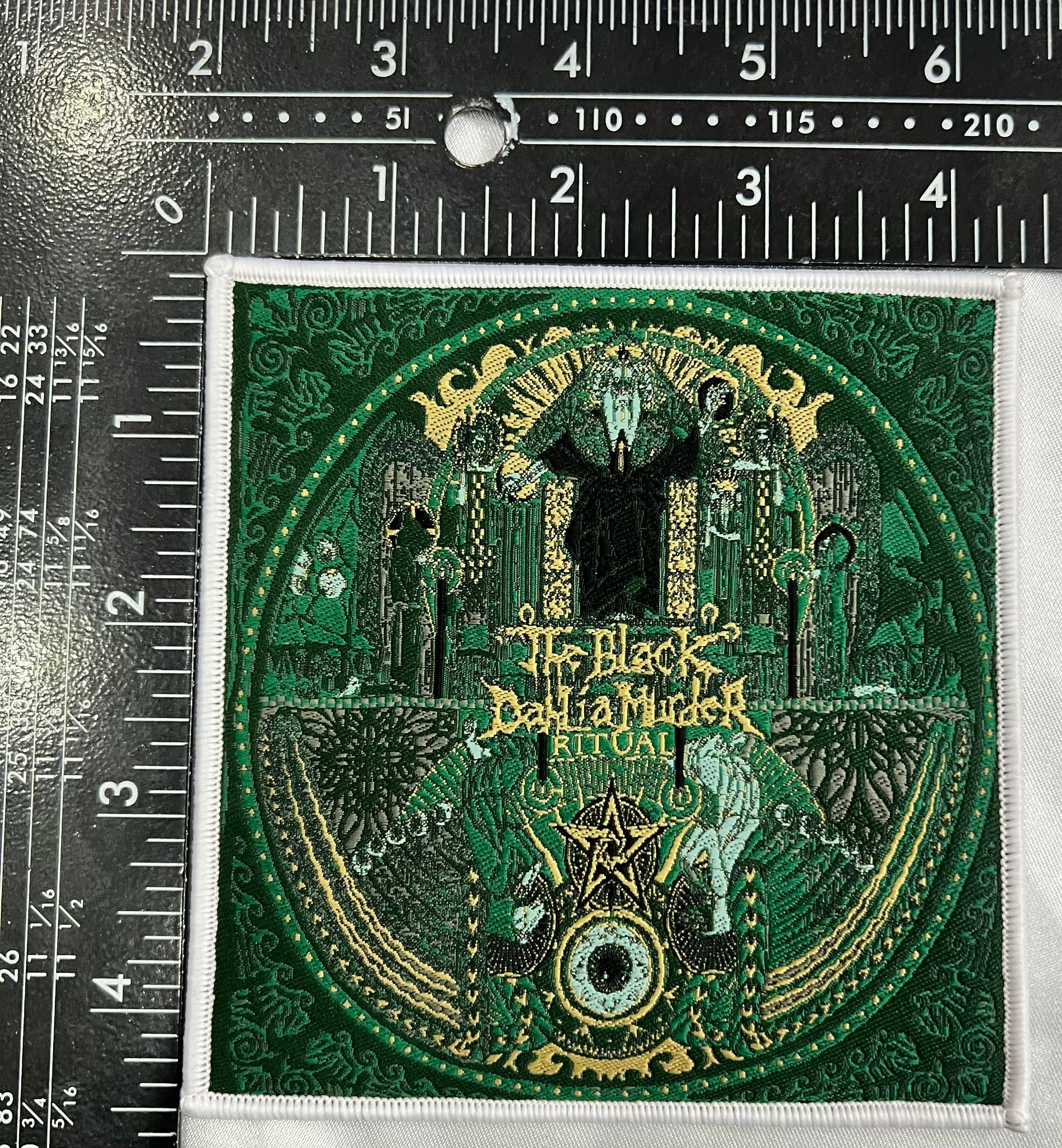the-black-dahlia-murder-ritual-patch-tiss-bordure-noire image 7
