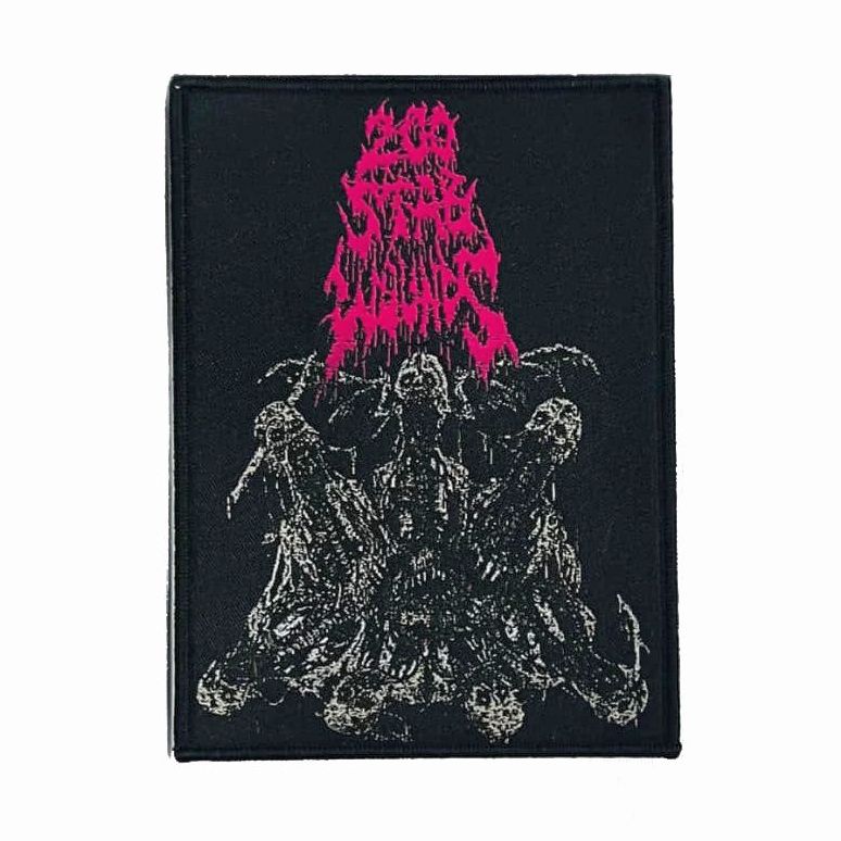 200-stab-wounds-wing-skulls-petit-patch-tiss-noir image 5