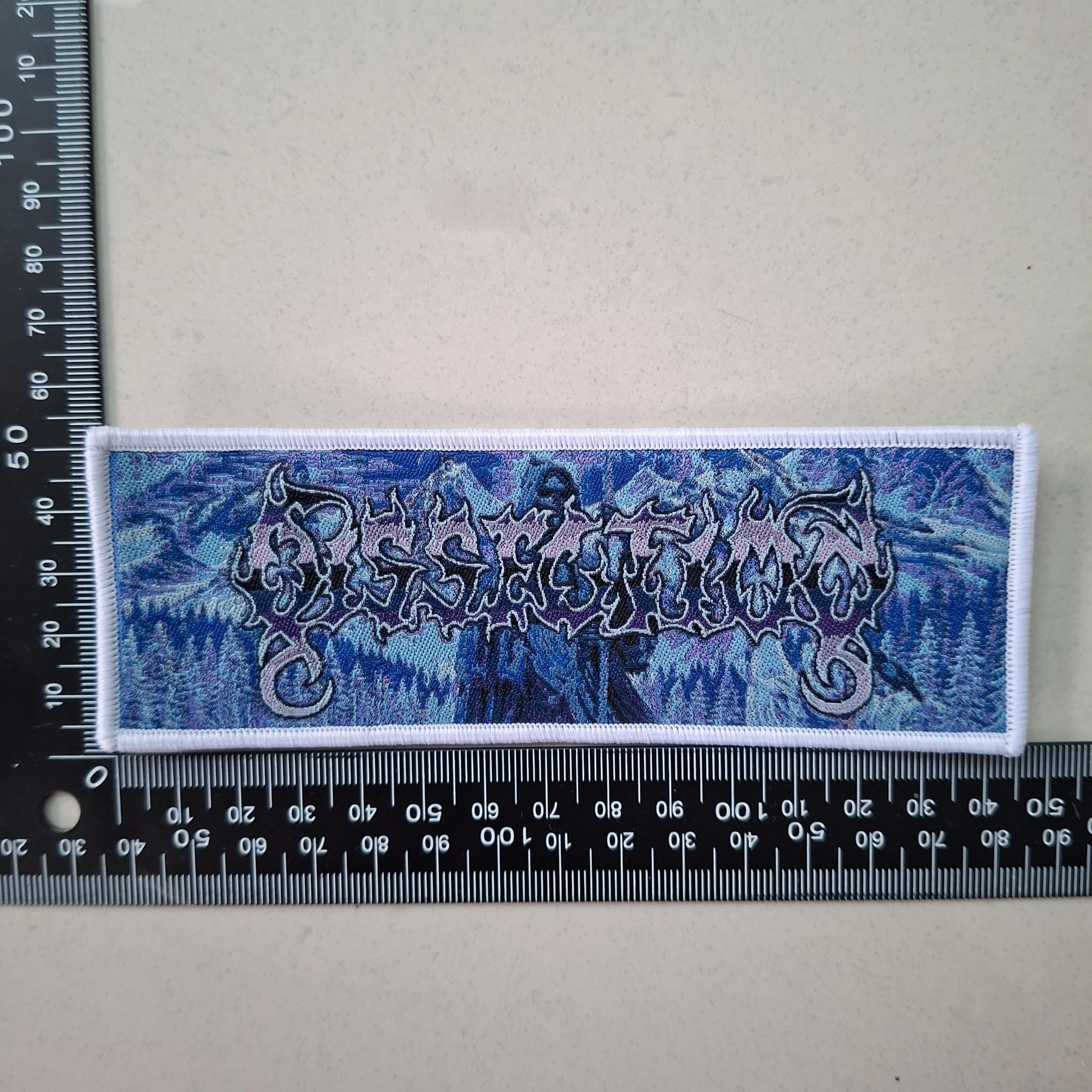 dissection-storm-of-the-light-s-bane-stripe-patch-bord-noir image 7