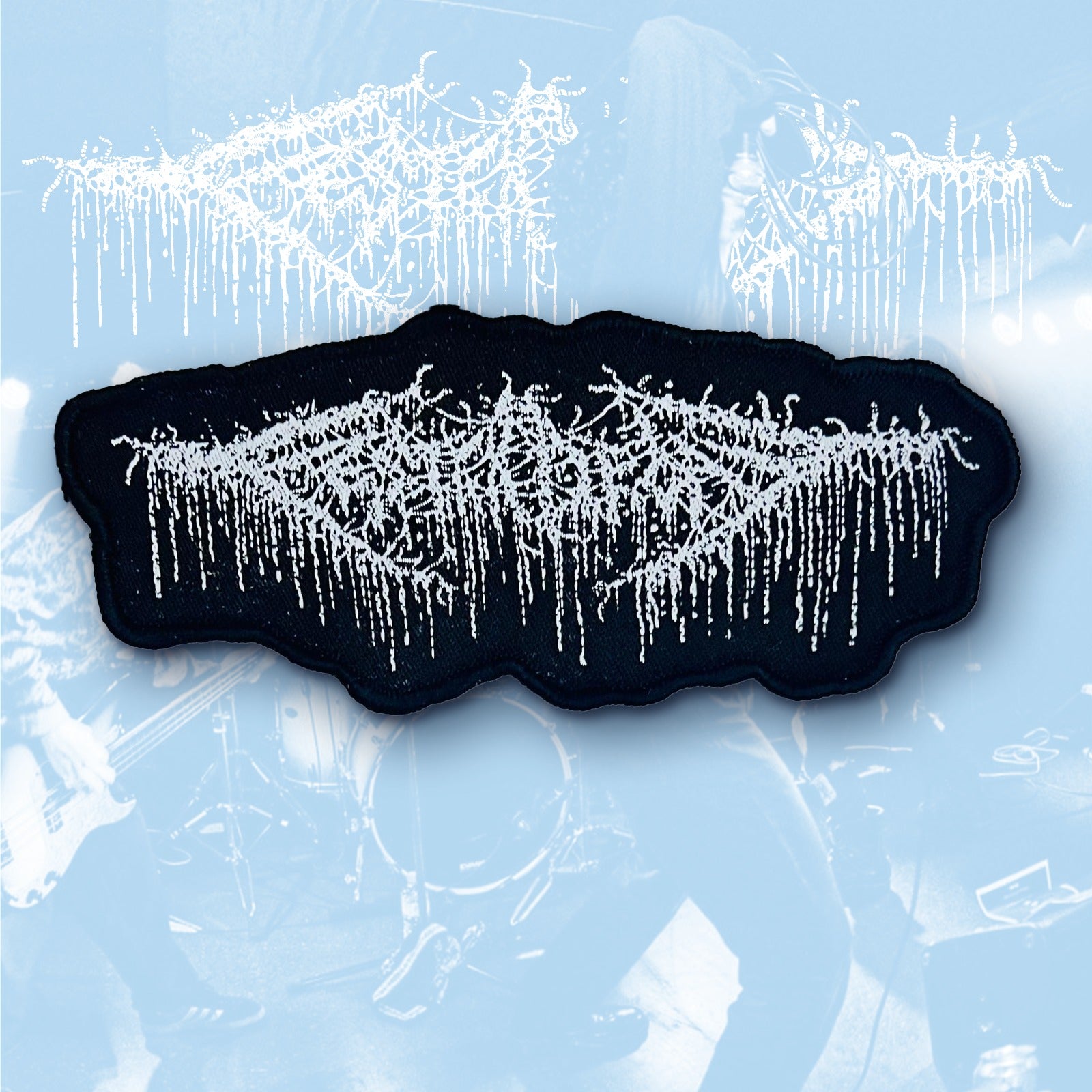 783punx-festerdecay-logo-petit-patch-tiss-bordure-noire image 2