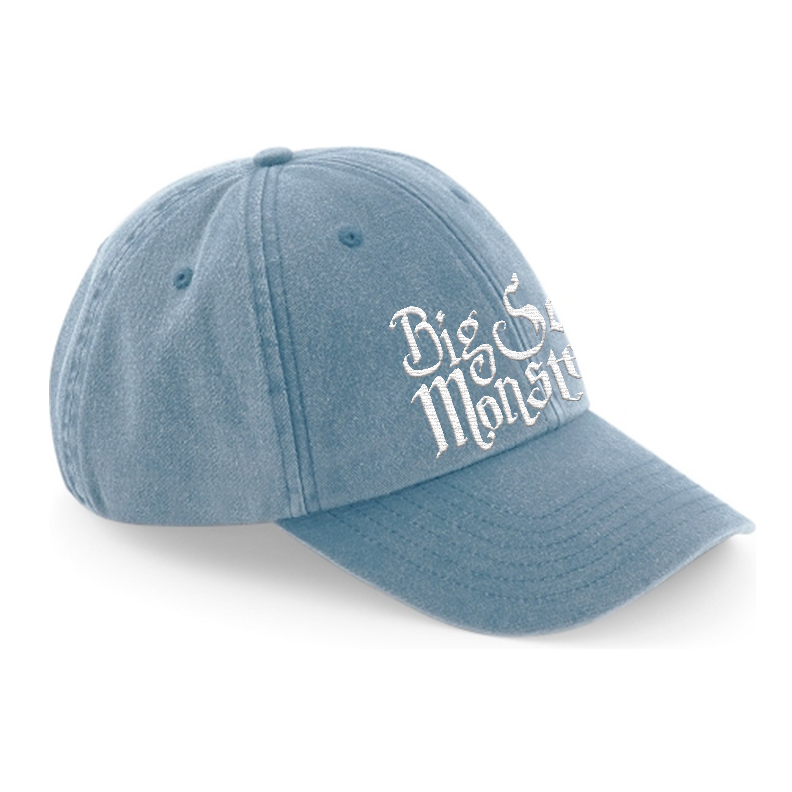 big-scary-monsters-logo-dad-cap-casquette-noir-vintage image 4