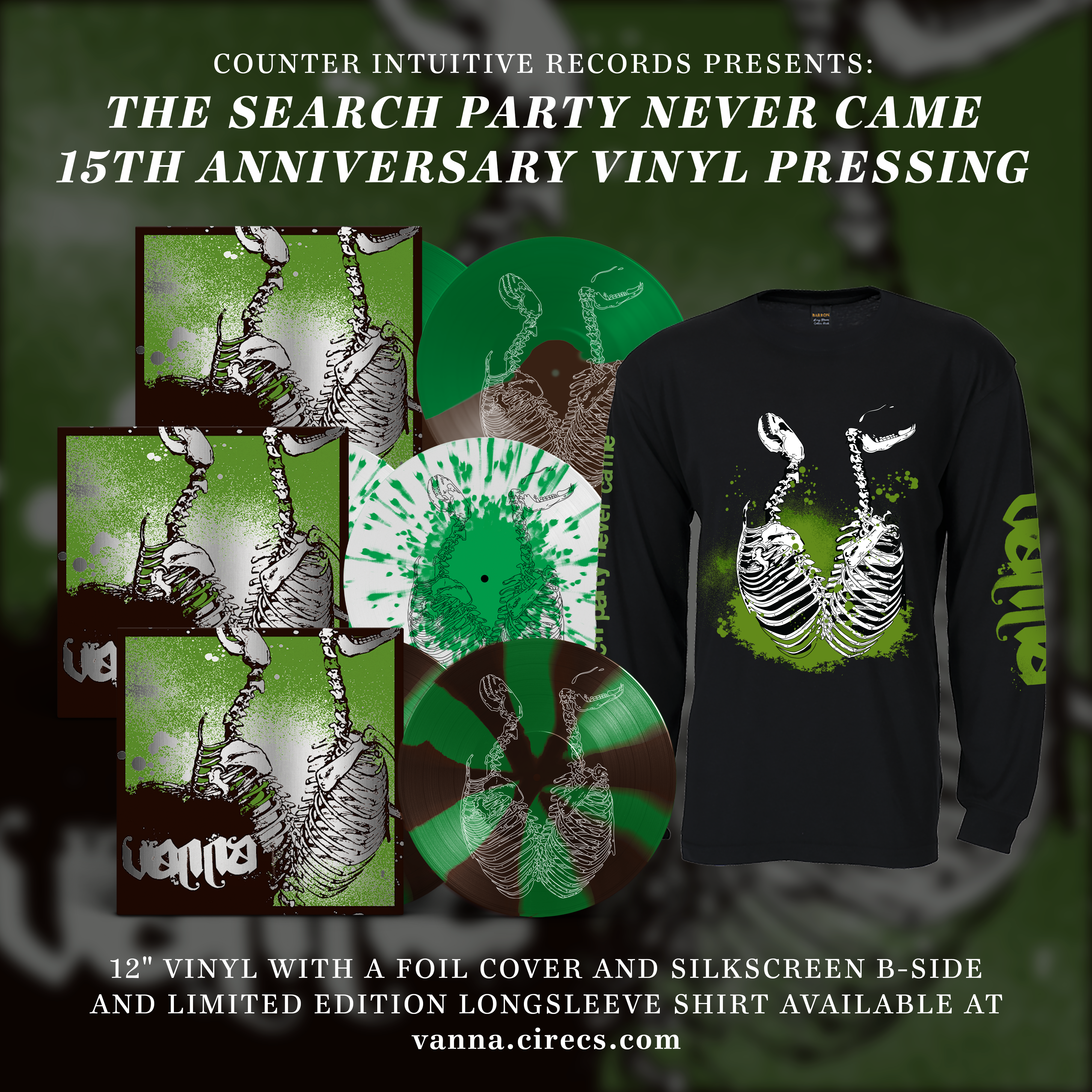 vanna-the-search-party-never-came-vinyle-12-green-black-swirl image 3