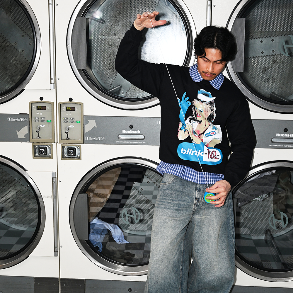 blink-182-enema-of-the-state-sweat-col-rond-noir image 3