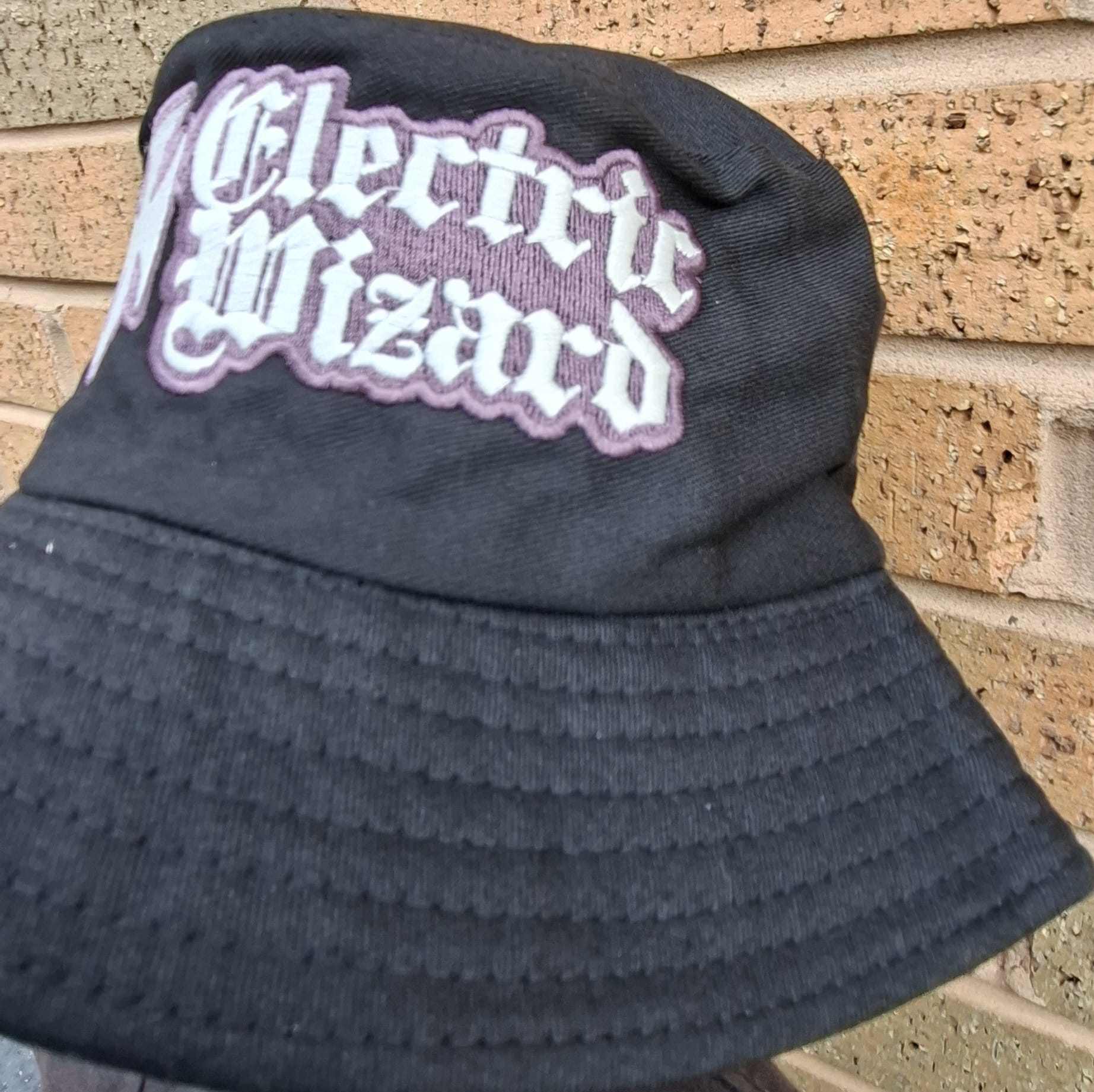 electric-wizard-logo-bob-bucket-hat-phosphorescent-taille-unique image 3