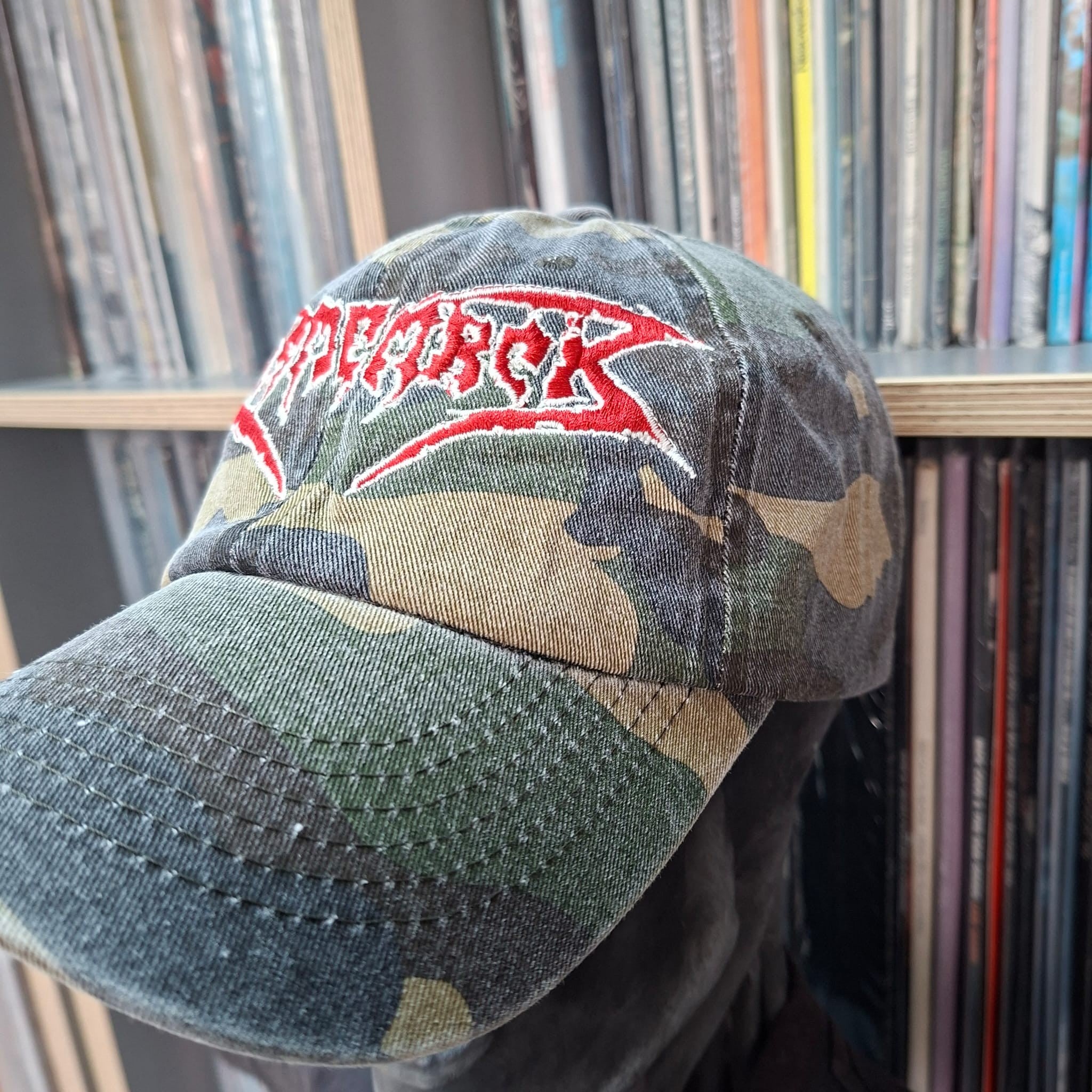 dismember-logo-casquette-dad-cap-camo-vert image 4