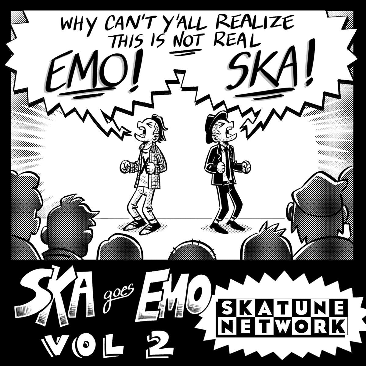skatune-network-ska-goes-emo-vol-2-vinyle-splatter image 1