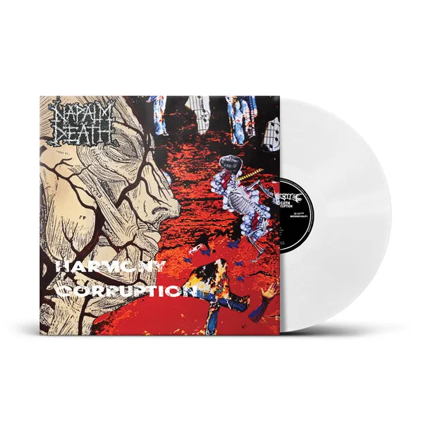 napalm-death-harmony-corruption-lp-vinyle-blanc-dition-300-ex image 1
