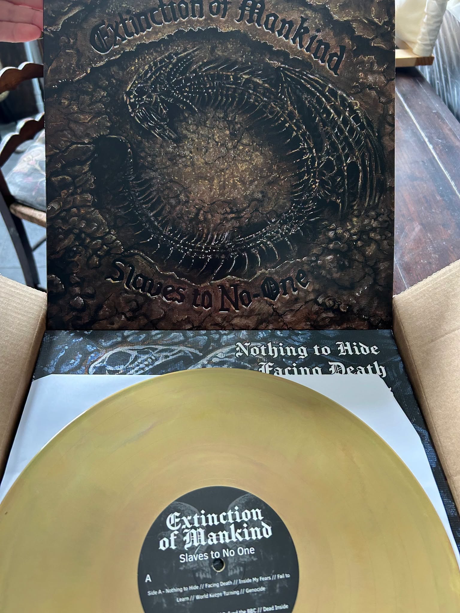 extinction-of-mankind-slaves-to-no-one-vinyle-lp image 2