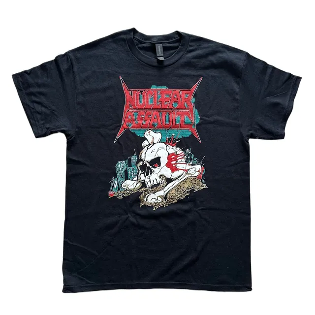 nuclear-assault-handle-with-care-t-shirt-1991-japan-tour image 1