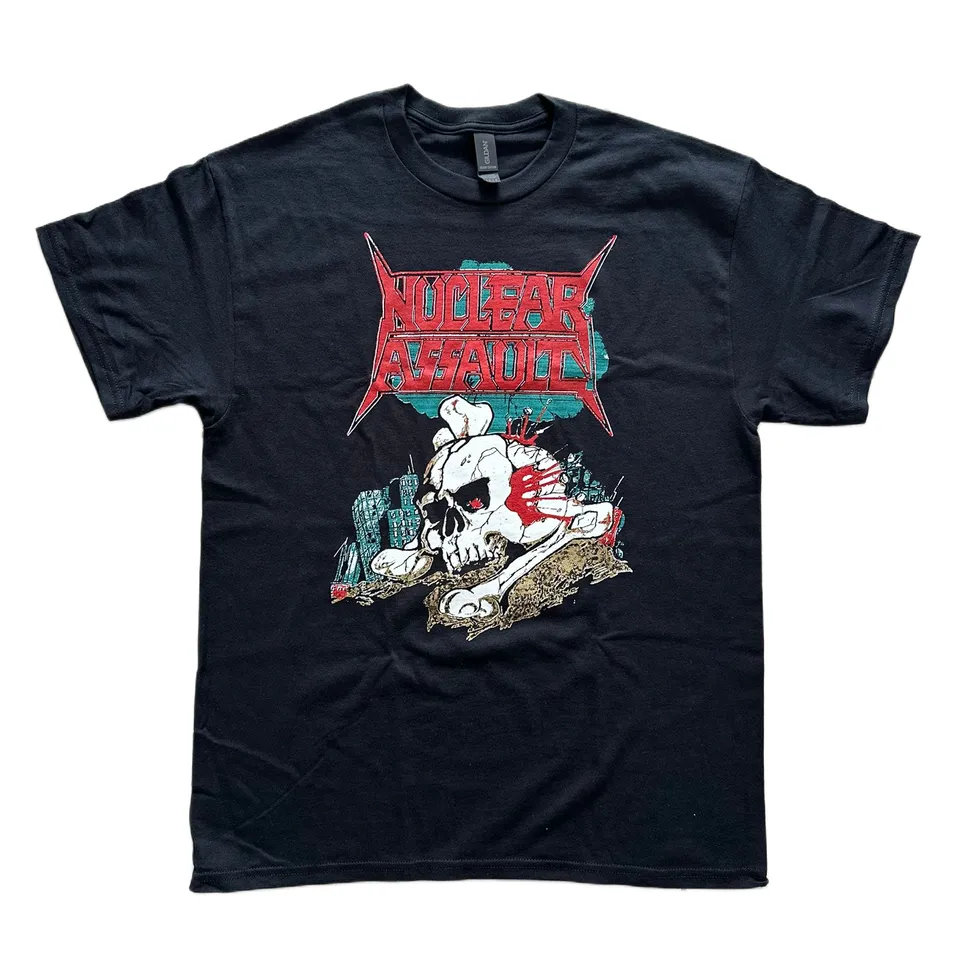 nuclear-assault-handle-with-care-t-shirt-1991-japan-tour image 1
