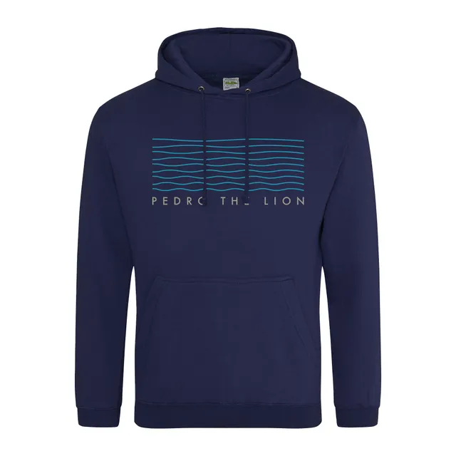pedro-the-lion-waves-hoodie-coton-taille-l-poche-capuche image 1