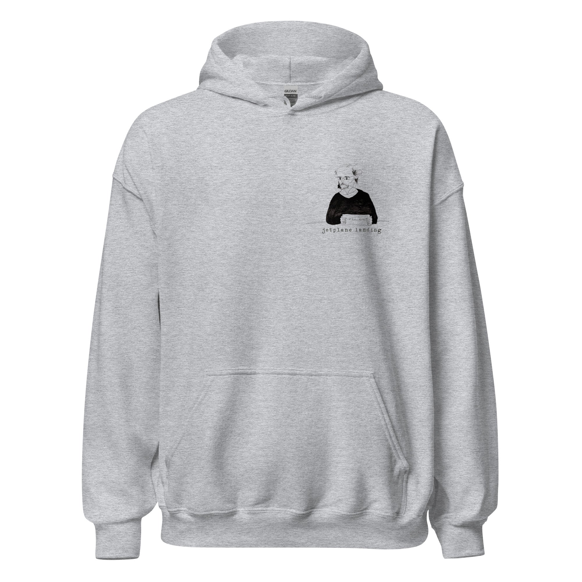big-scary-monsters-jetplane-landing-once-like-a-spark-hoodie-gris image 1