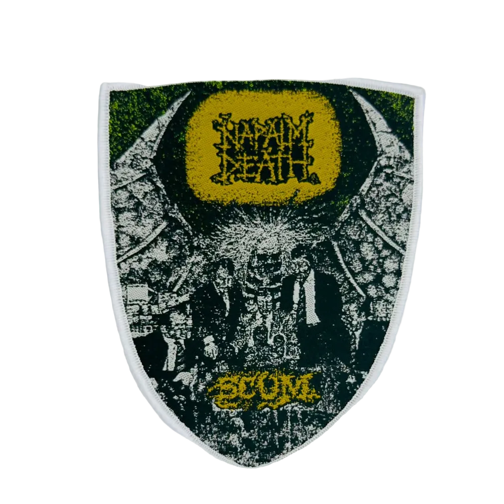 783punx-small-patch-napalm-death-scum-patch-tiss-bordure-blanche image 2