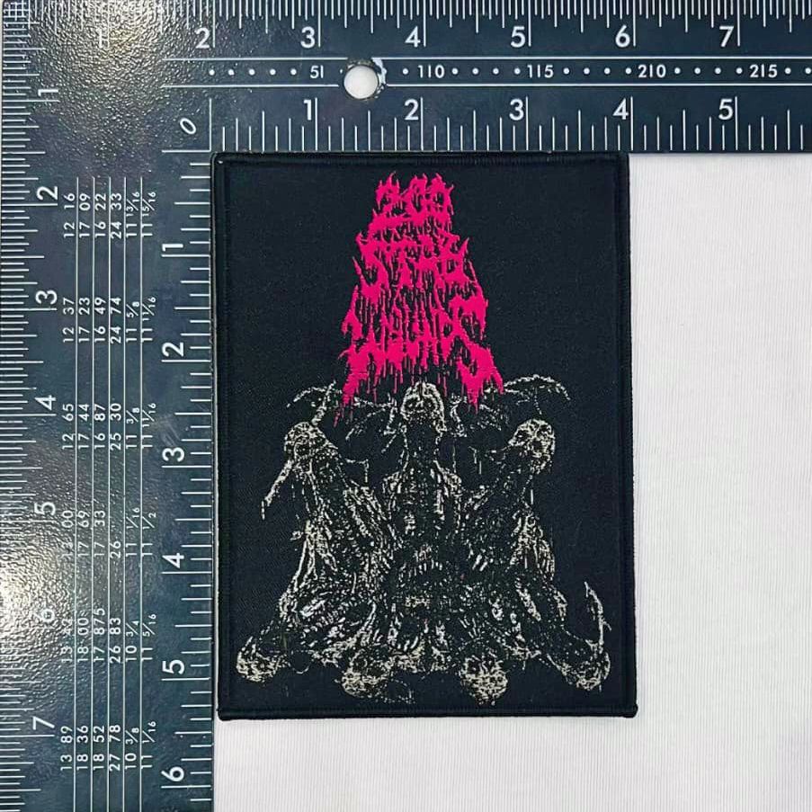 200-stab-wounds-wing-skulls-petit-patch-tiss-noir image 4