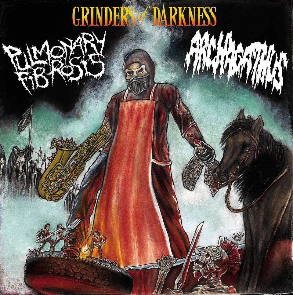 pulmonary-fibrosis-archagathus-grinders-of-darkness-split-cd image 1