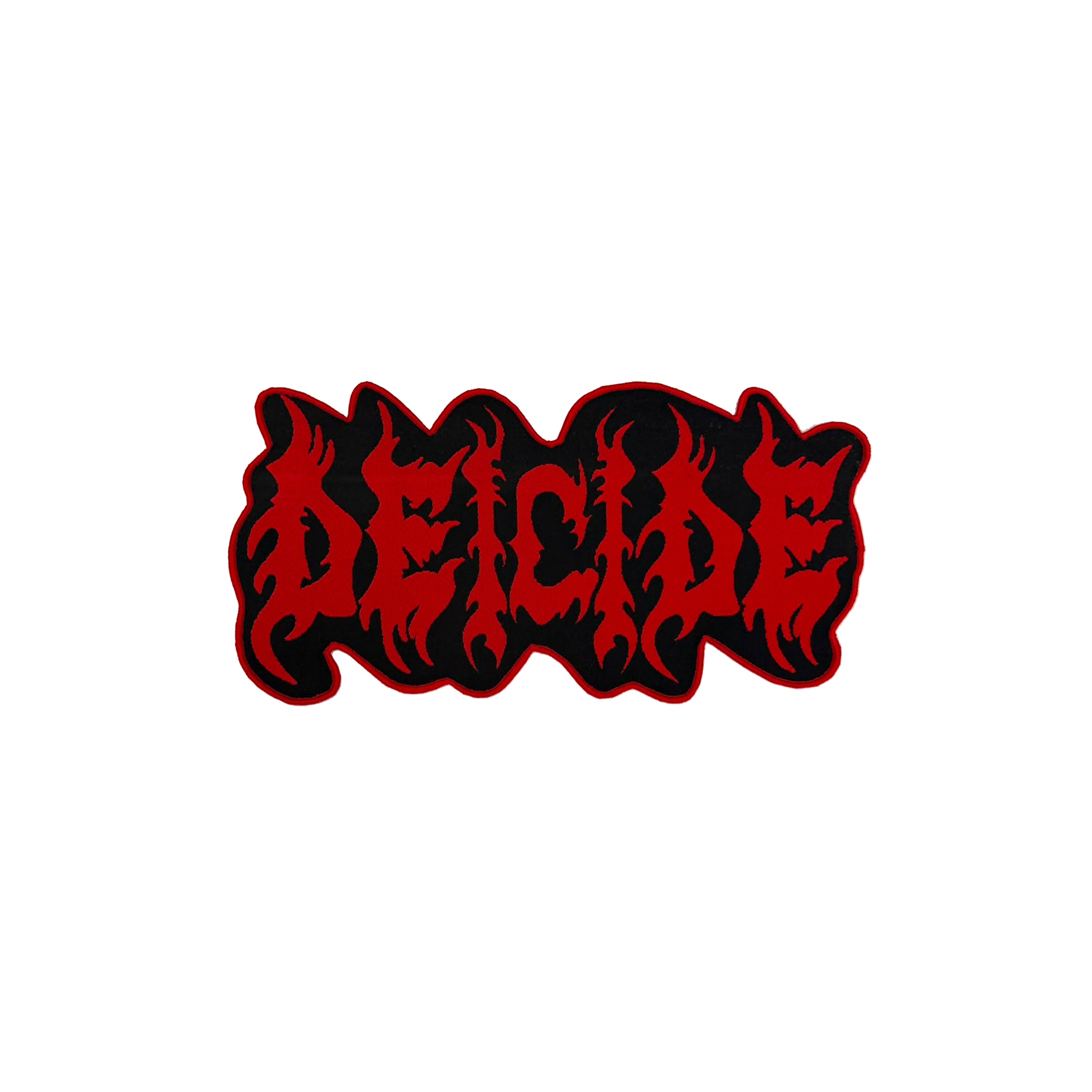 deicide-logo-patch-tiss-oversize-rouge-12-pouces image 4