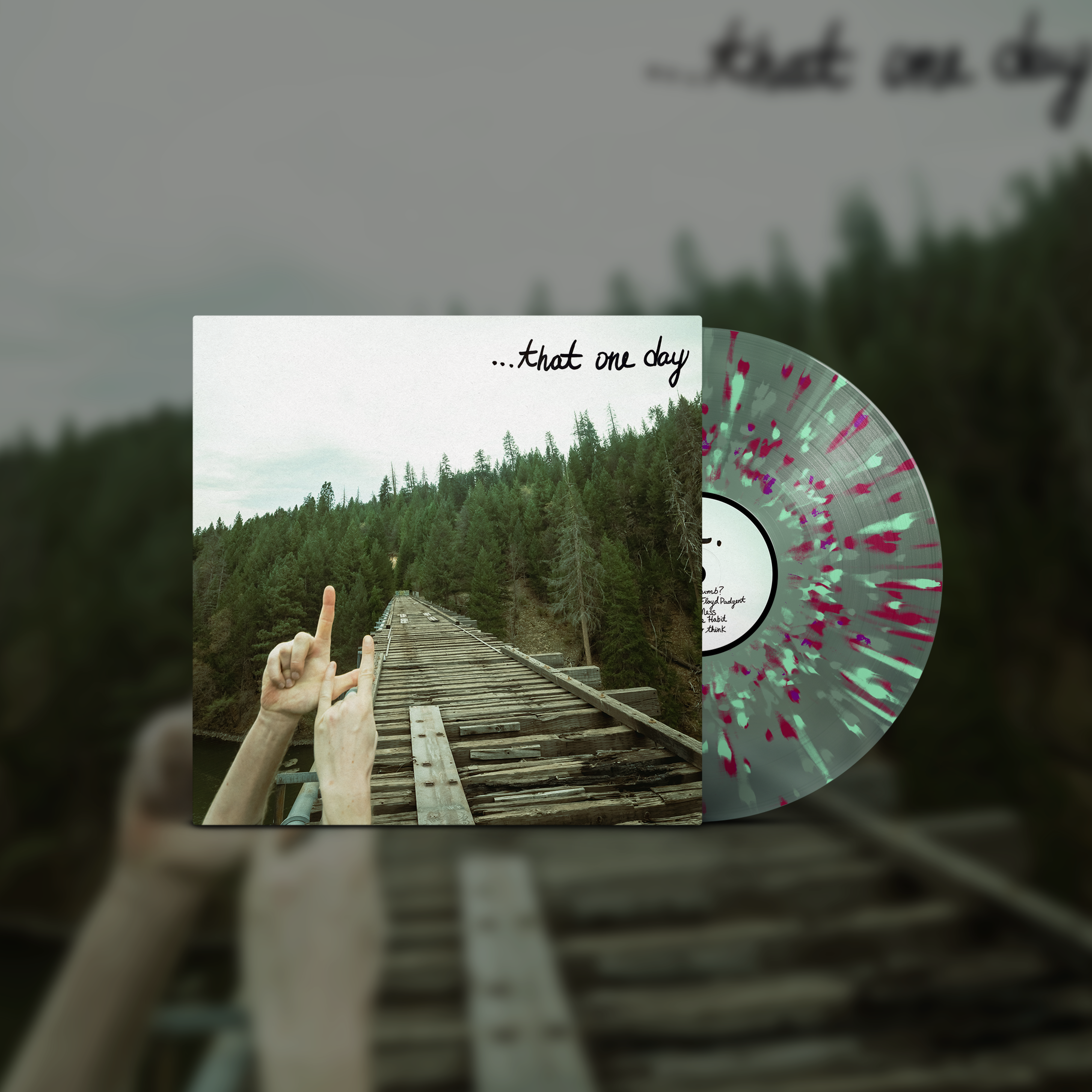 leisure-hour-that-one-day-vinyle-splatter-vert-et-rouge image 2