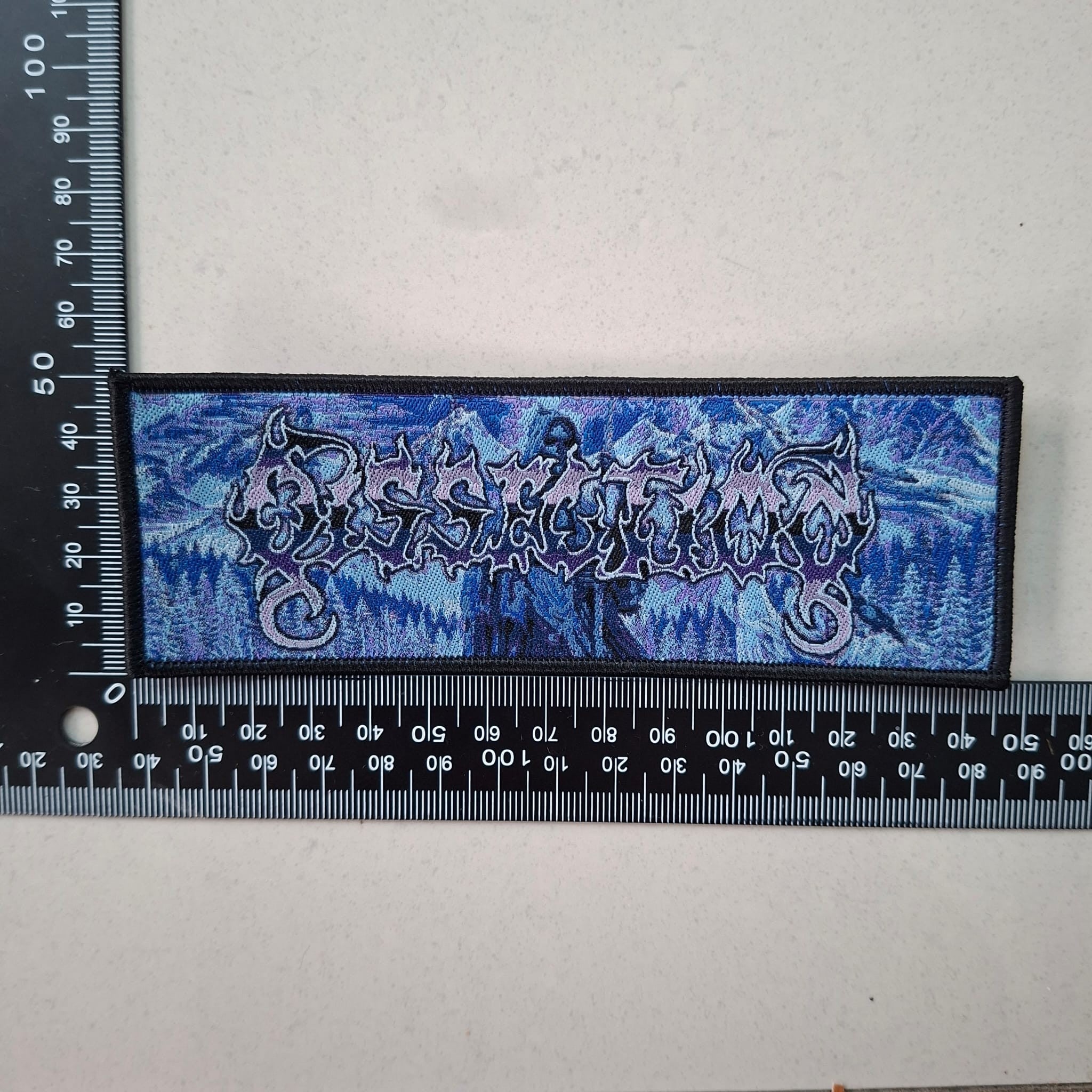 dissection-storm-of-the-light-s-bane-stripe-patch-bord-noir image 3