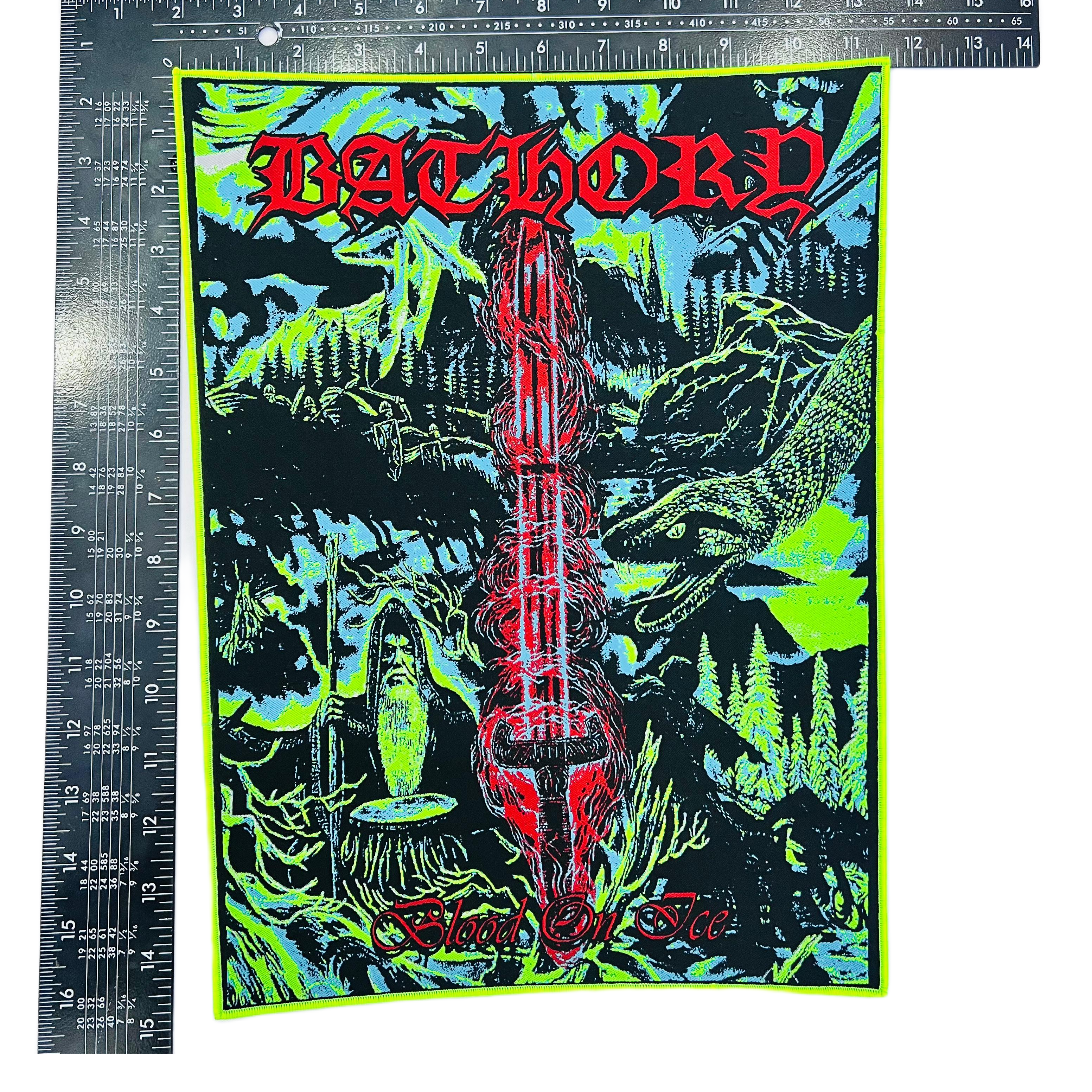 bathory-blood-on-ice-backpatch-tiss-bordure-noire image 7