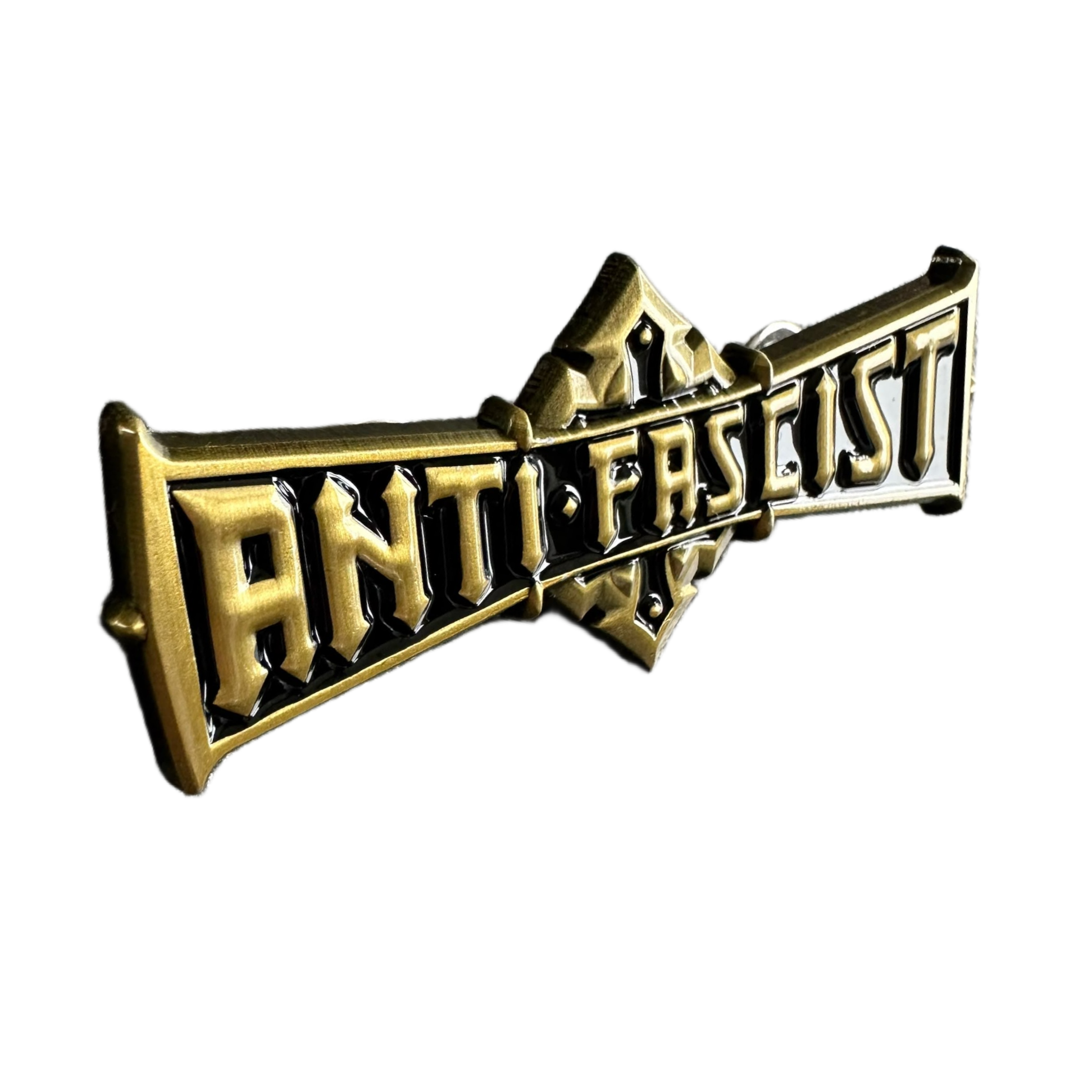 anti-fascist-bolt-thrower-pin-s-3d-laiton-antique image 3
