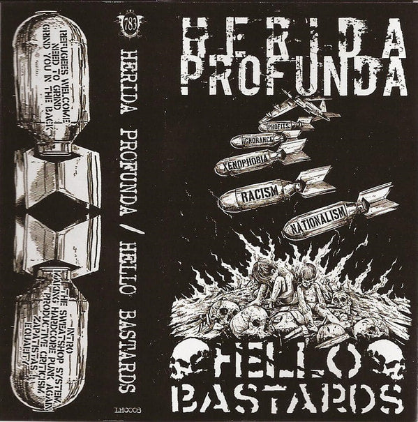 herida-profunda-hello-bastards-split-cassette-rouge image 1