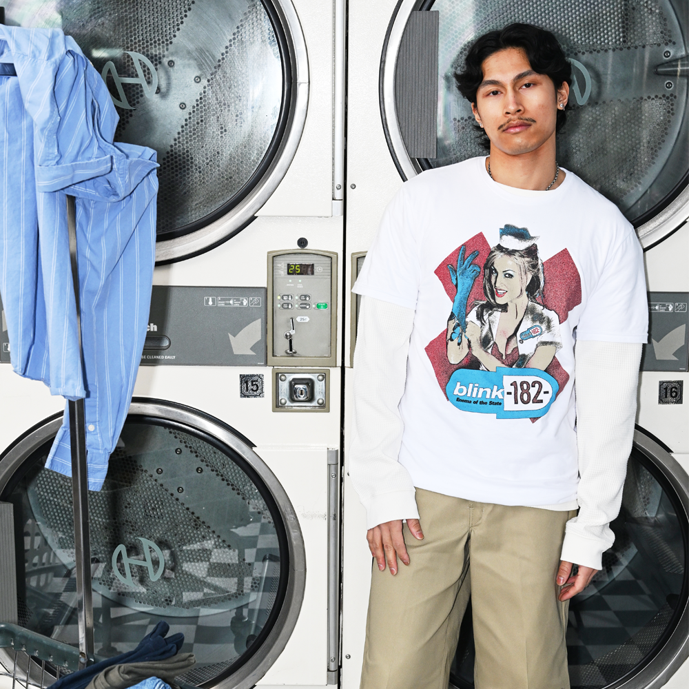 blink-182-enema-of-the-state-t-shirt-blanc-graphique image 3