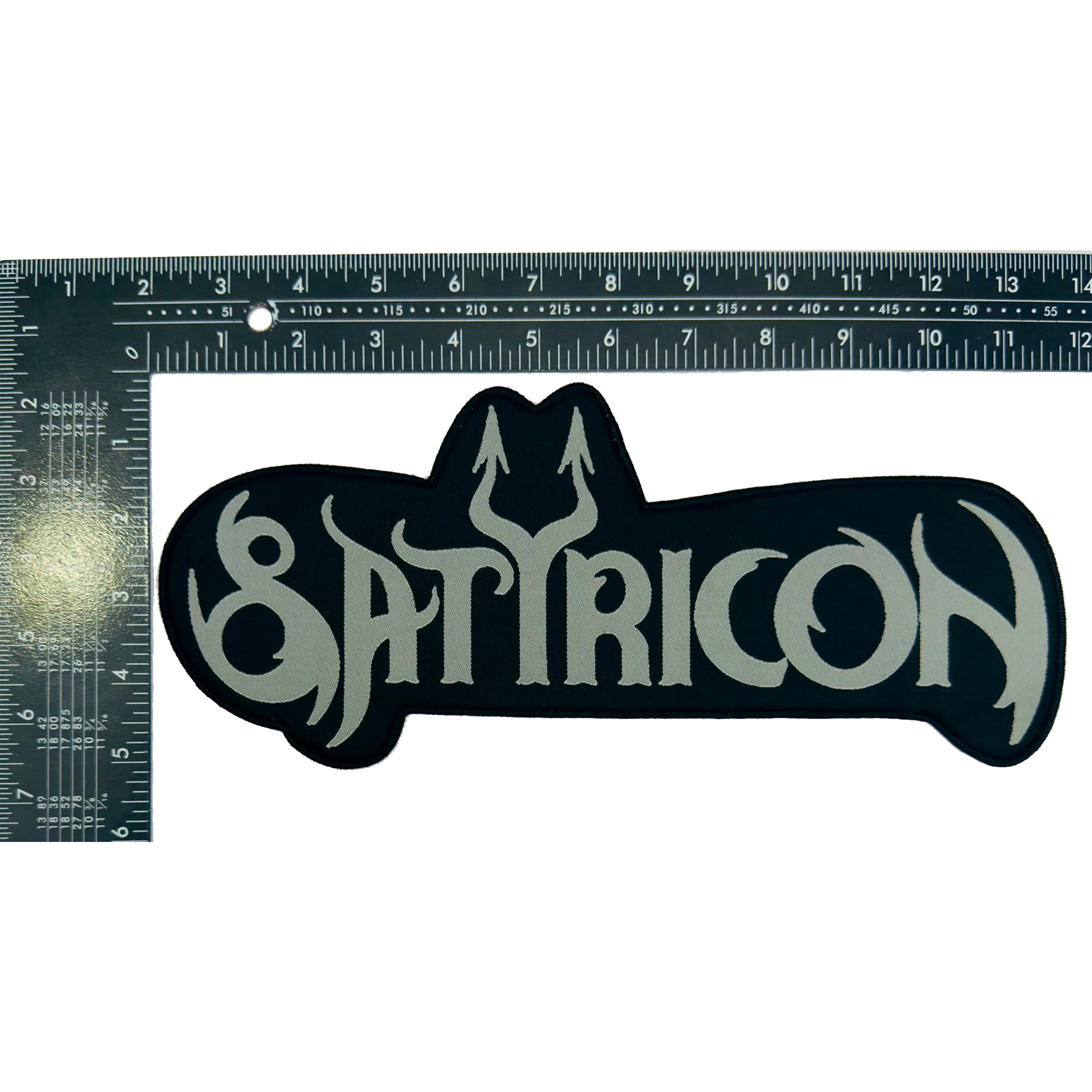 783punx-oversized-patch-satyricon-logo-patch-dos-bordure-noire image 3