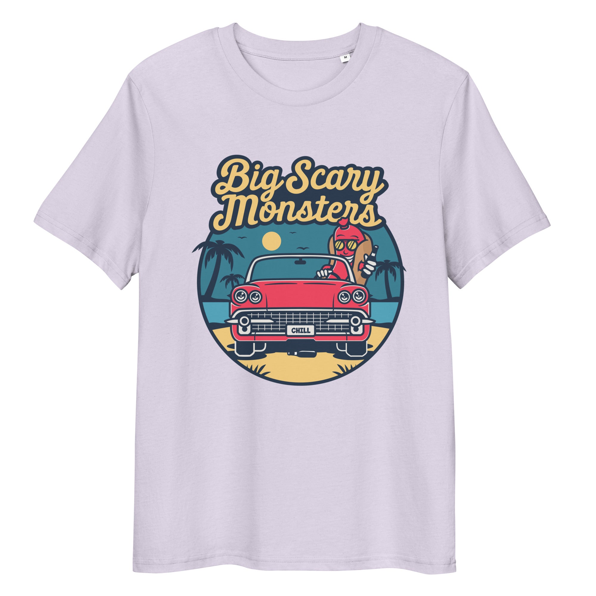 big-scary-monsters-hot-dog-tee-shirt-blanc-coton-bio image 8