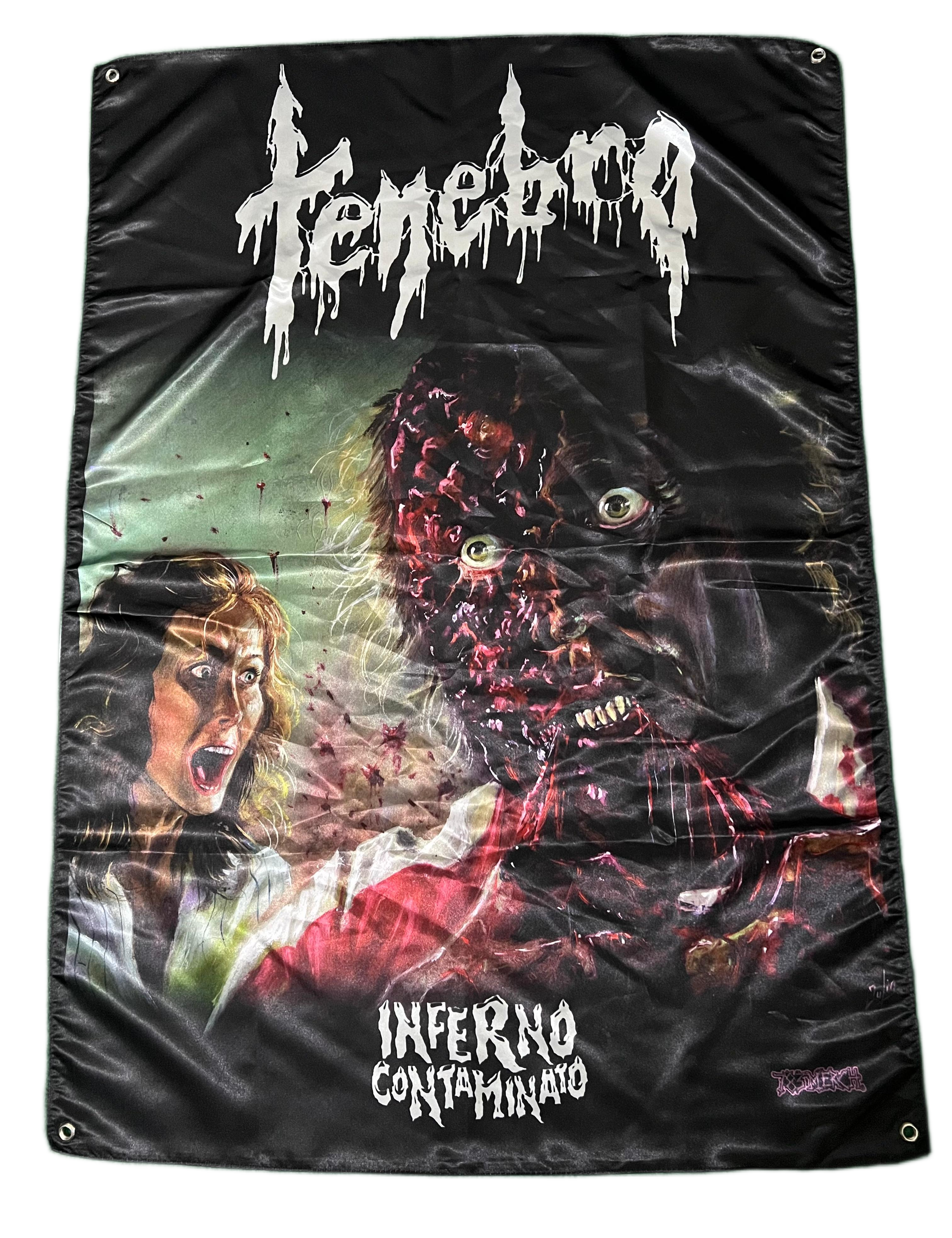 tenebro-inferno-contaminato-drapeau-mural-100x70-textile image 2