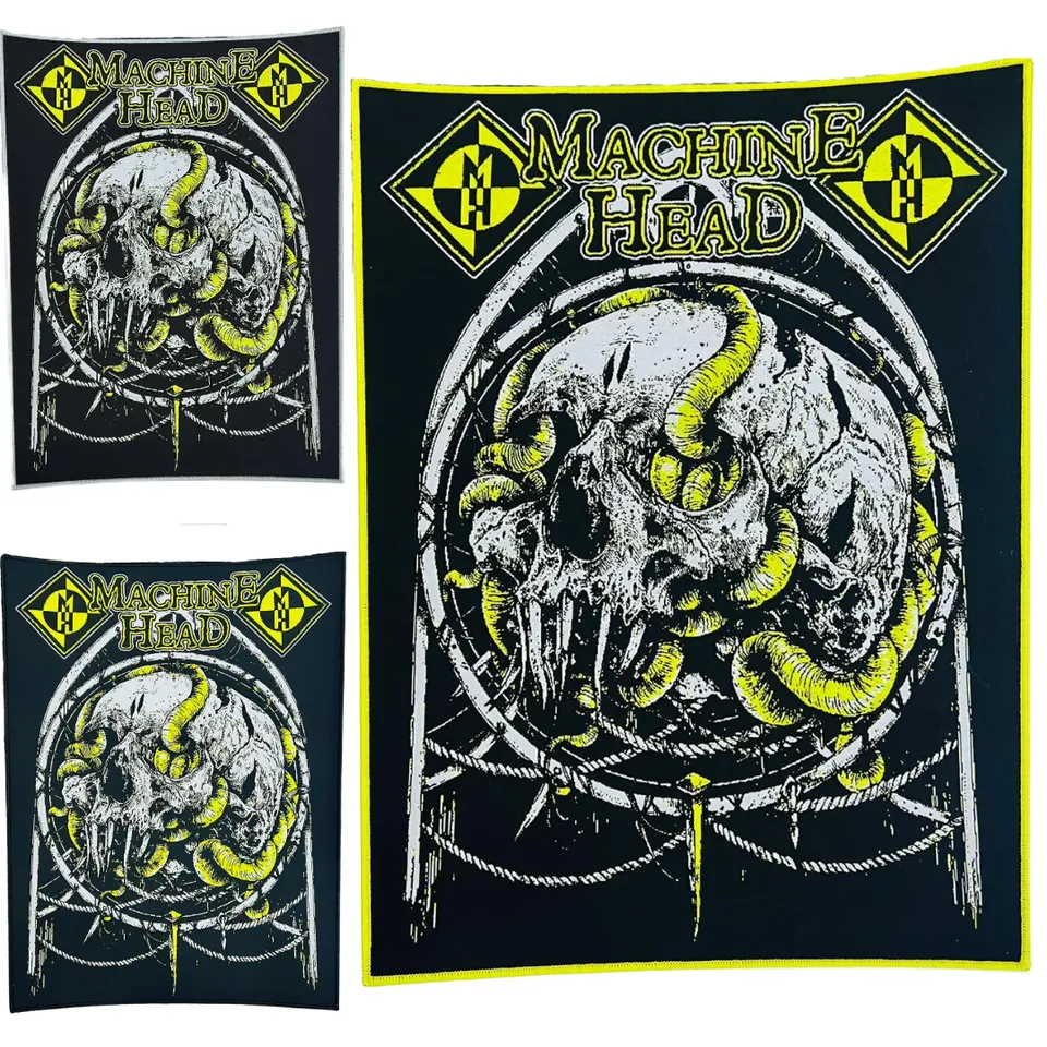 machine-head-rotten-backpatch-tiss-bordure-noire image 1