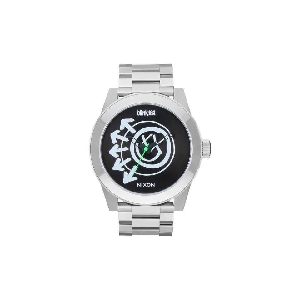 blink-182-nixon-smiley-corporal-montre-acier-48mm image 1