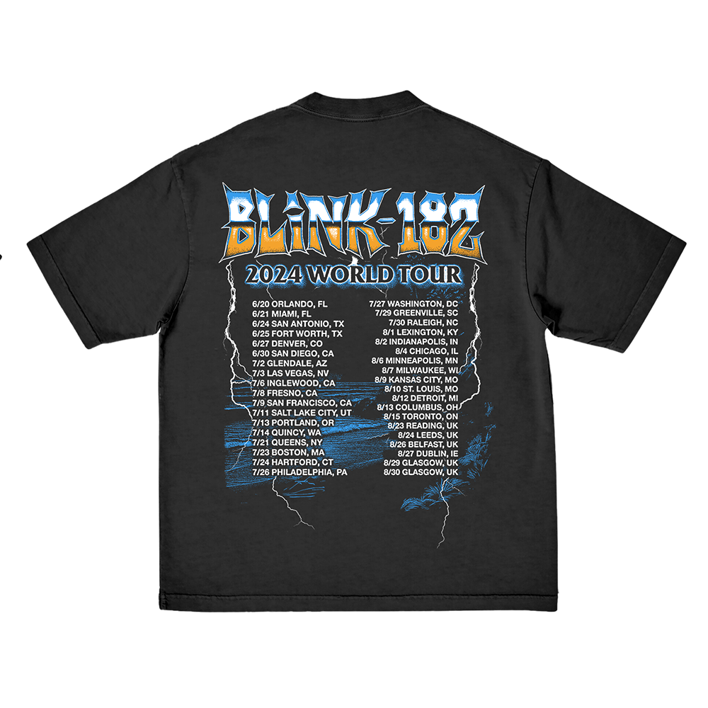 blink-182-eagle-tour-t-shirt-noir-t-shirt-tourn-e image 2