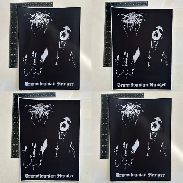 darkthrone-transilvanian-hunger-backpatch-bordure-noire image 1