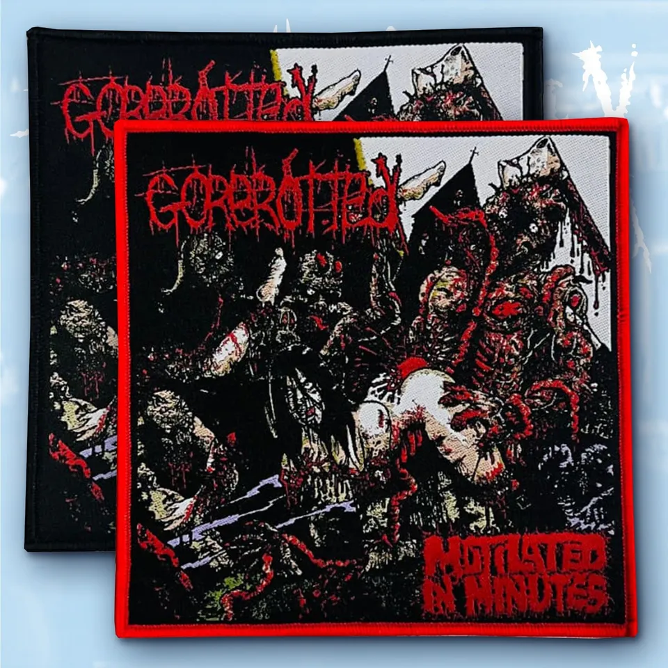 783punx-gorerotted-mutilated-in-minutes-patch-tiss-bordure-noire image 1