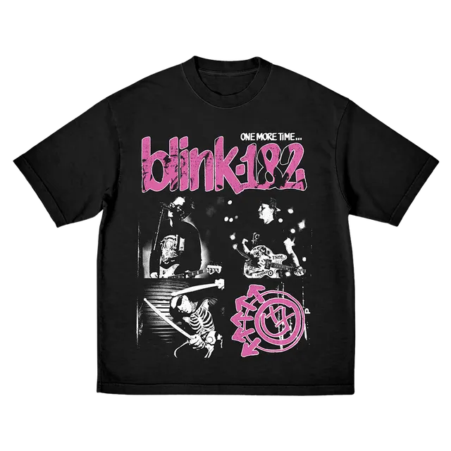 blink-182-one-more-time-t-shirt-noir-photo image 1