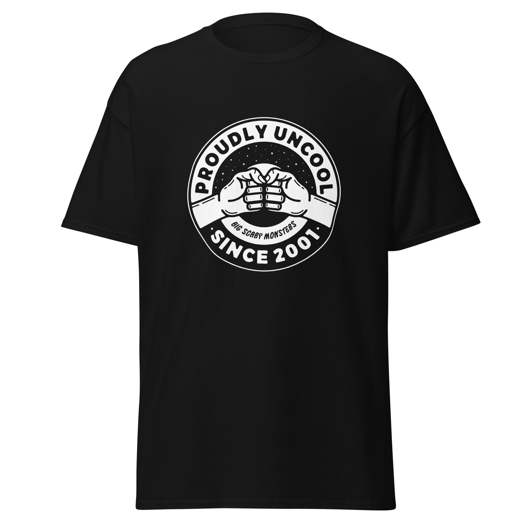proudly-uncool-t-shirt-coton-noir-taille-m image 1