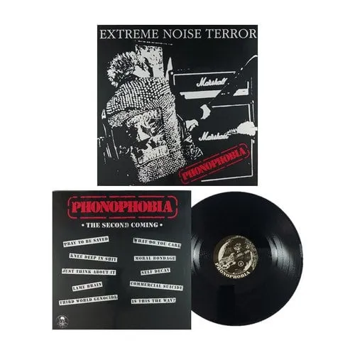 extreme-noise-terror-phonophobia-vinyle-lp-crust-1991 image 1