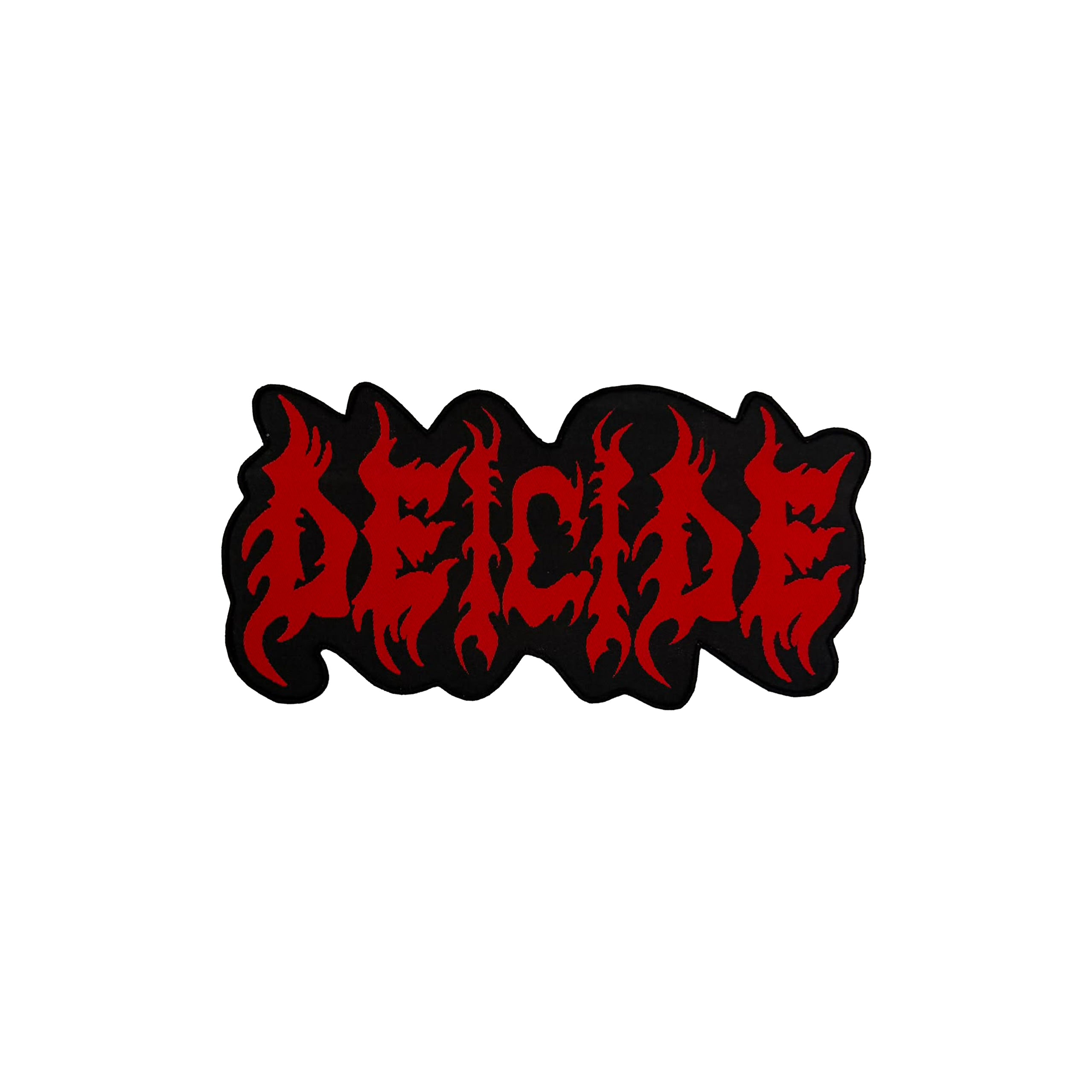 deicide-logo-patch-tiss-oversize-rouge-12-pouces image 2