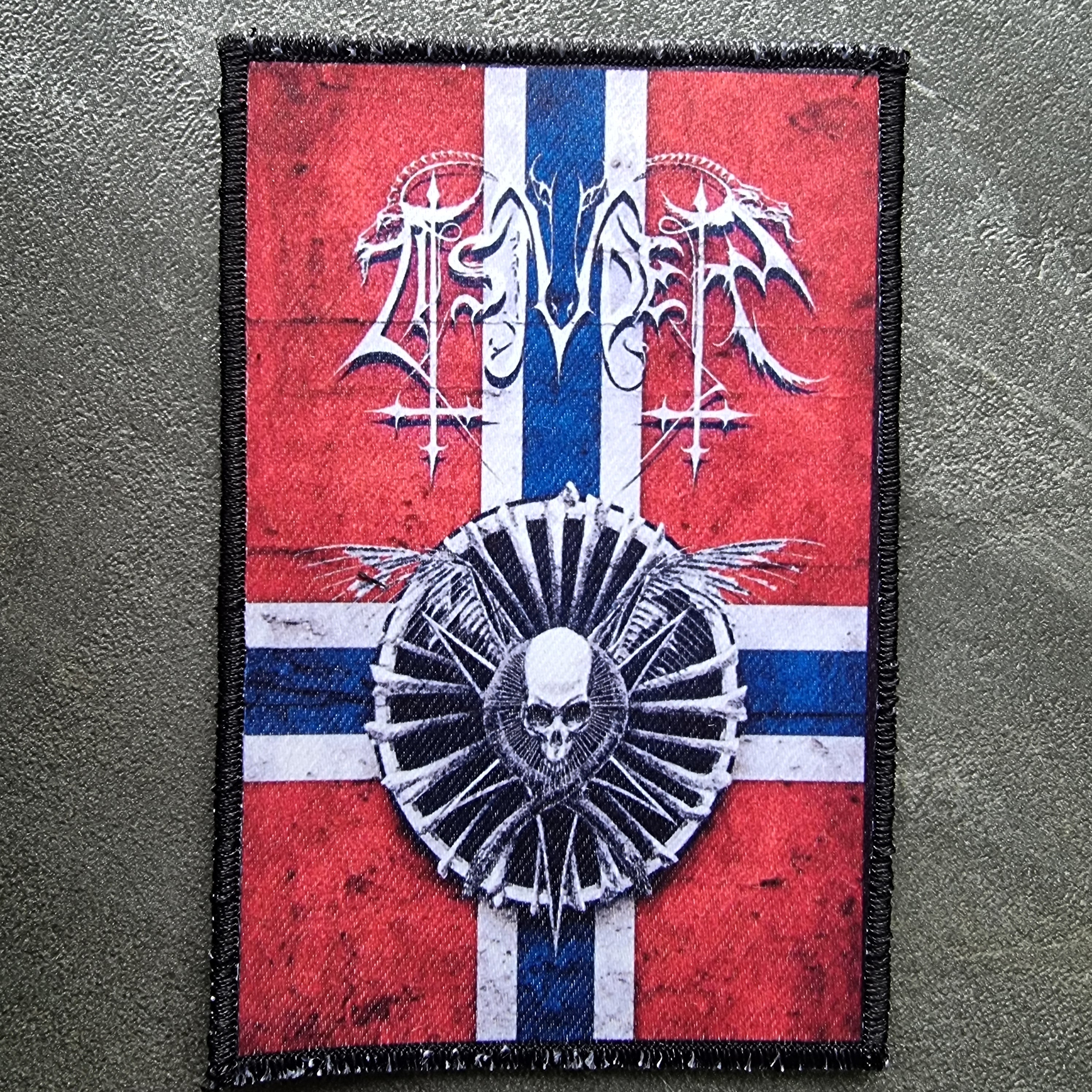 tsjuder-antiliv-flag-patch-coudre-tiss image 1