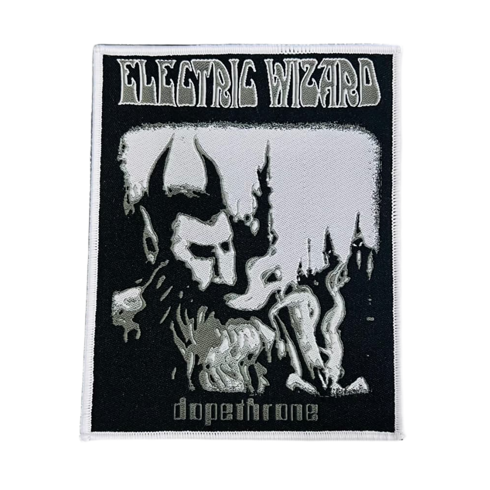 electric-wizard-dopethrone-cusson-patch-tiss-bord-gris image 4