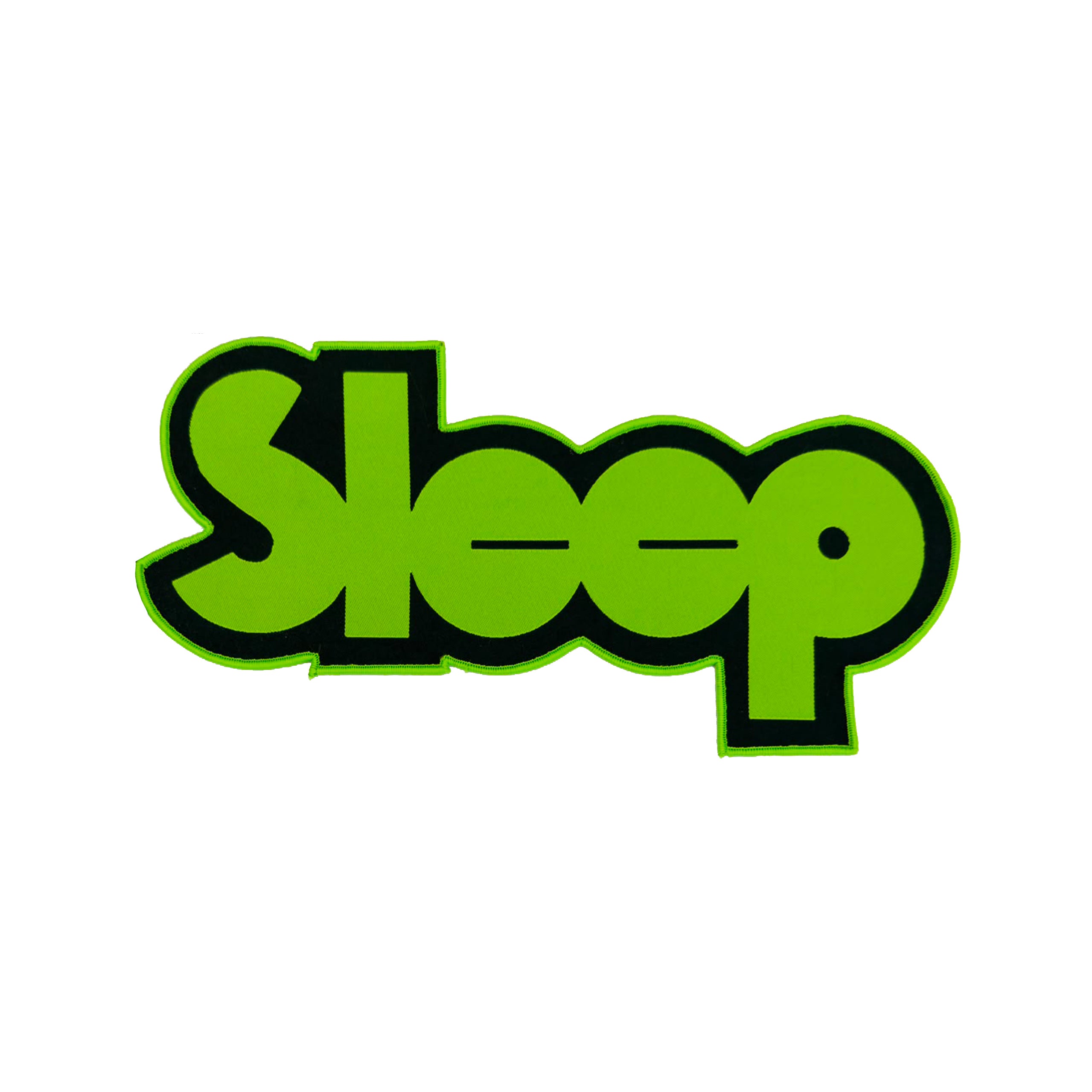 sleep-logo-patch-tiss-oversize-bordure-noire image 4