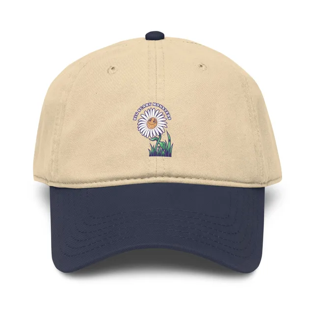 big-scary-monsters-daisy-casquette-noire-coton-r-glable image 1