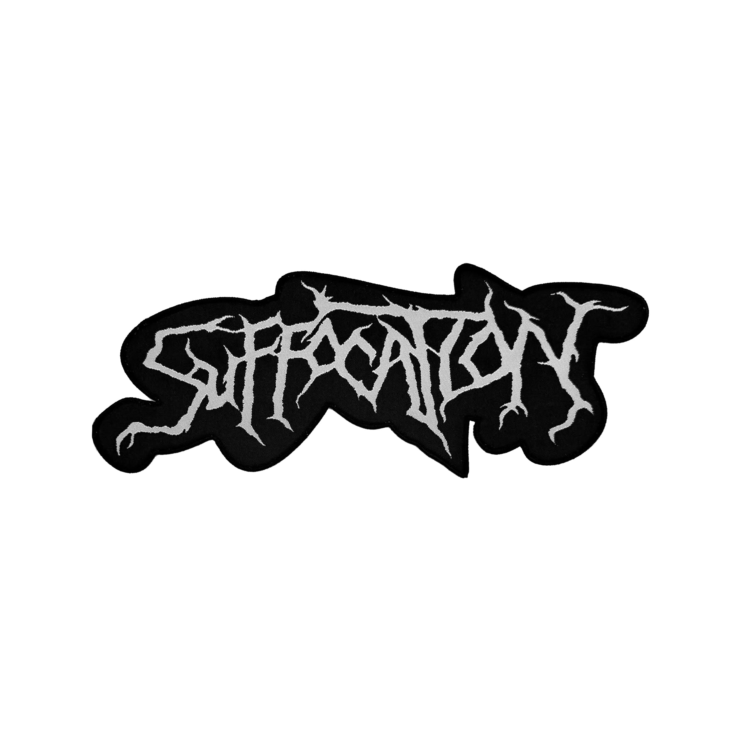suffocation-logo-patch-tiss-oversized-bordure-noire image 2