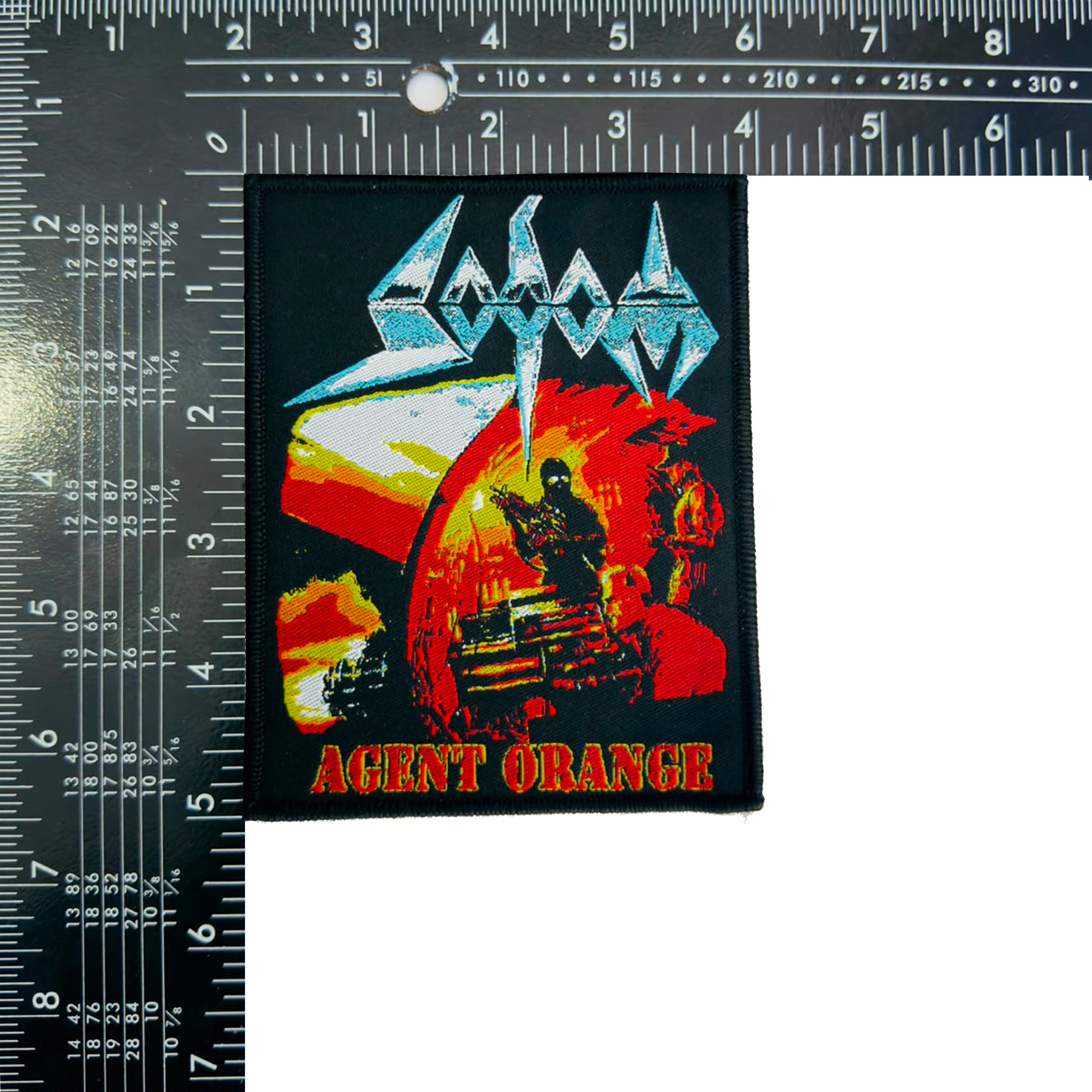783punx-sodom-agent-orange-cusson-tiss-bordure-noire image 3