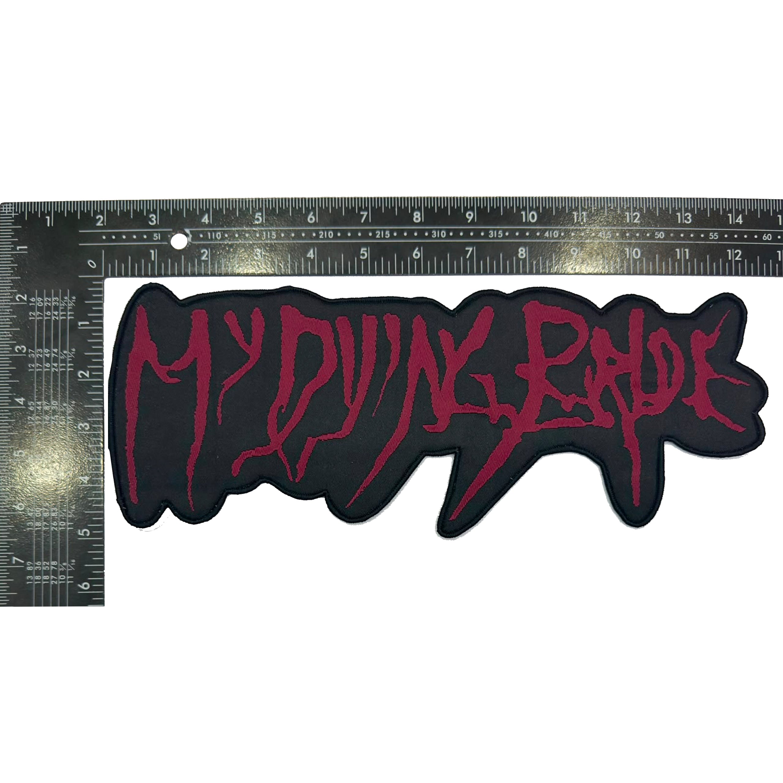 my-dying-bride-logo-patch-surdimensionn-bordure-noire image 3