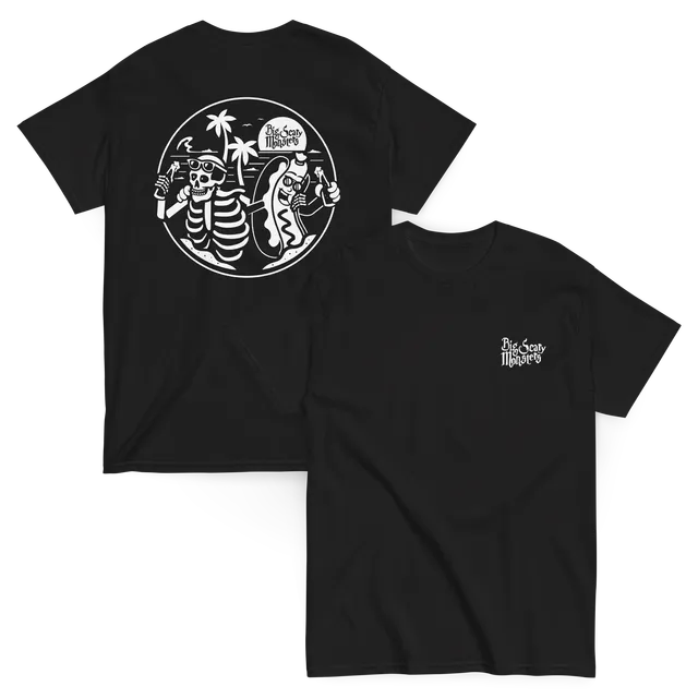 skeleton-hot-dog-t-shirt-bordeaux-coton-dos image 1