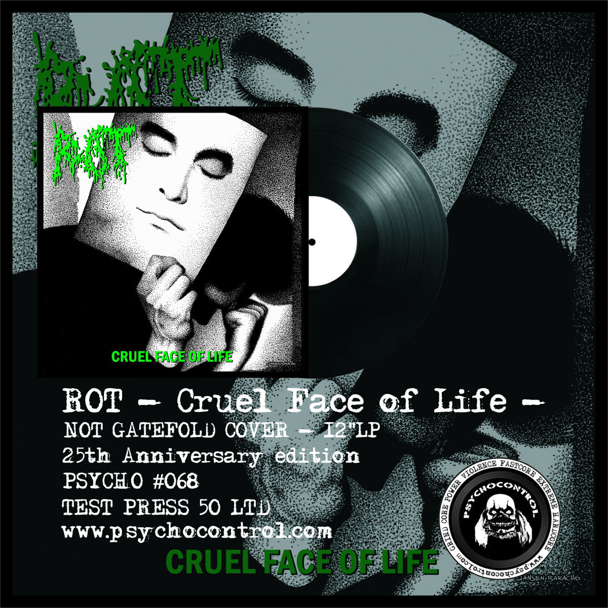 rot-cruel-face-of-life-vinyle-lp-test-press-num-rot image 1