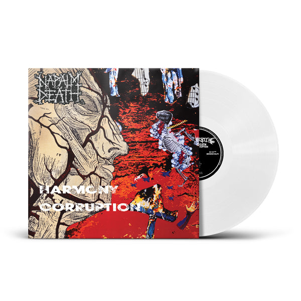 napalm-death-harmony-corruption-lp-vinyle-blanc-dition-300-ex image 1