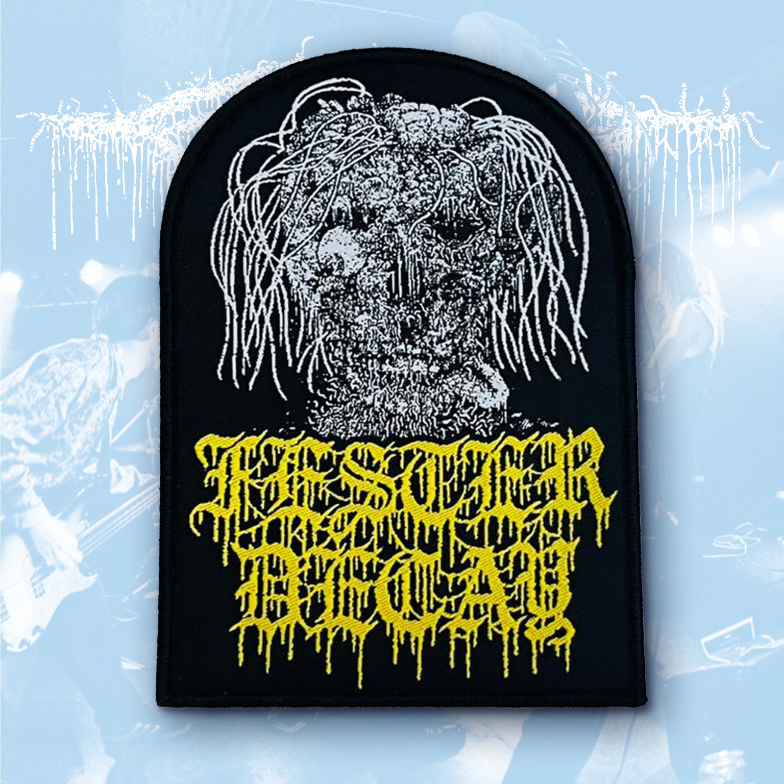 783punx-festerdecay-carcasses-revenge-patch-tiss-bordure-noire image 2